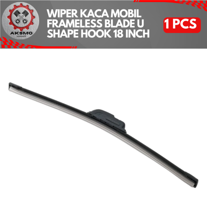 Wiper Kaca Mobil Frameless Blade U Shape Hook Inch Lazada Indonesia