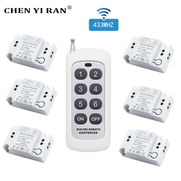 Hot K Mhz Wireless Remote Control Switch Ac V V Ch Rf Relay