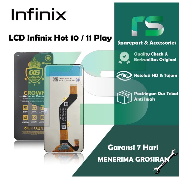 LCD INFINIX HOT 10 PLAY HOT 11 PLAY X688 X688B X688C FULLSET