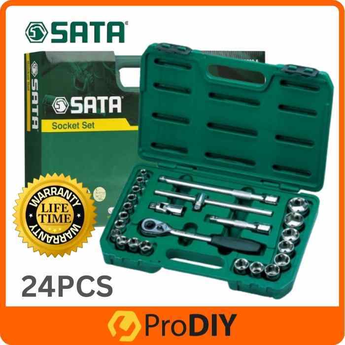 Sata Pcs X Tools Socket Set Tool Box Pt Lazada