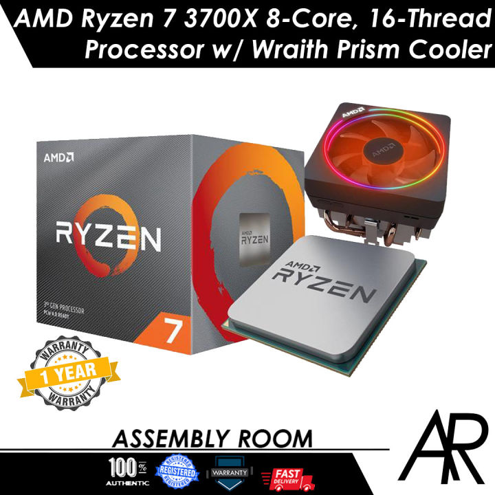 AMD Ryzen 7 3700X 8 Core 16 Thread Unlocked Desktop Processor With