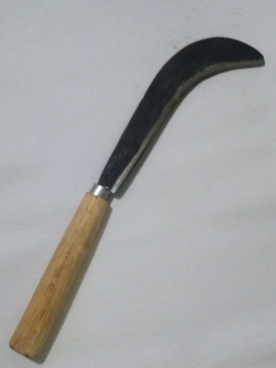 Multifunctional Legit Carmona Karet Sickle With Wooden Handle Lazada PH