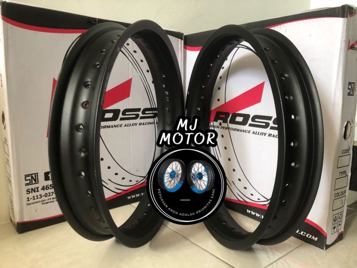 SEPASANG 17X215 250 HOLE 36 VELG ROSSI SNI HARGA DEPAN BELAKANG WARNA