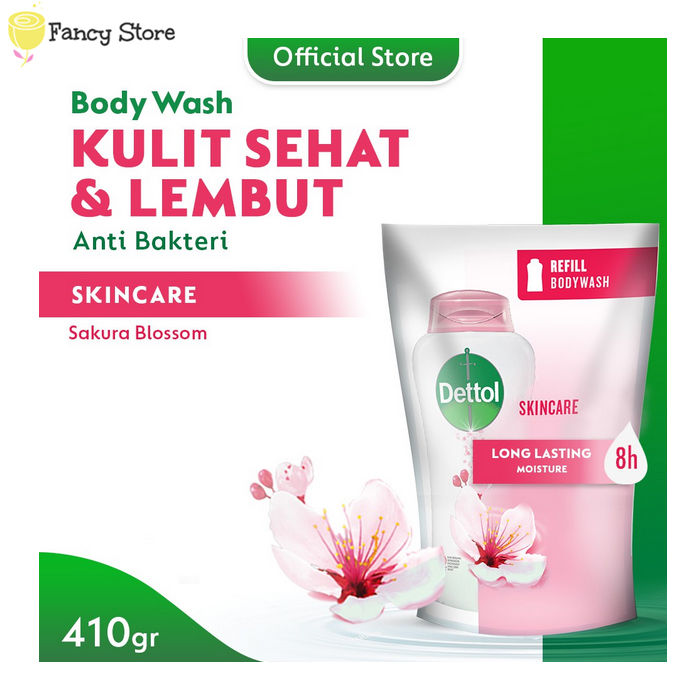 Dettol Body Wash 410 SKINCARE Pink Anti Bakteri Sabun Cair Lazada