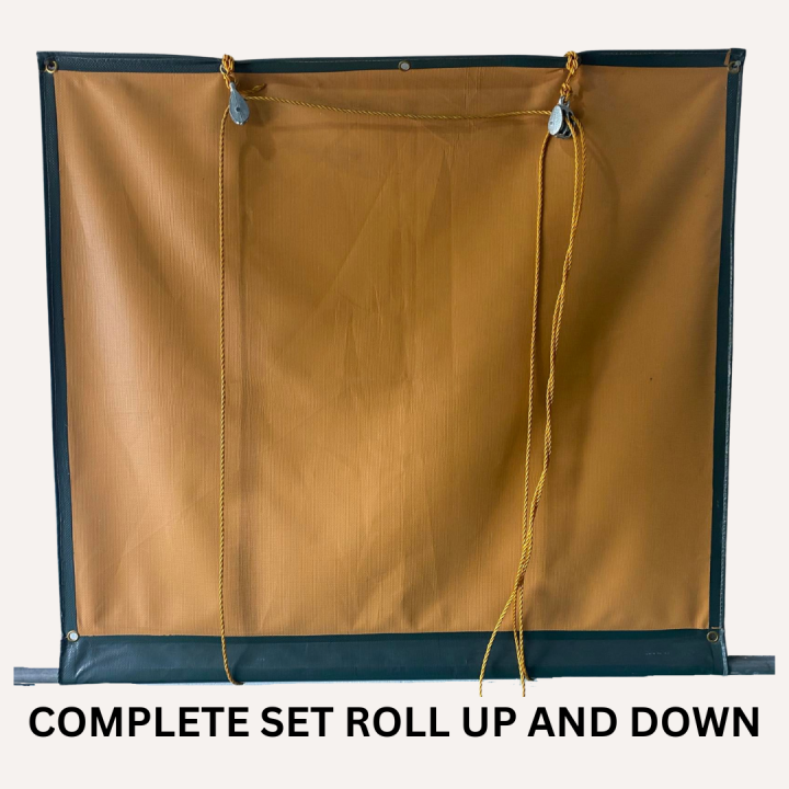 3ft X 3m ROLL UP DOWN S400 COMPLETE SET CUSTOMIZE Heavy Duty Trapal