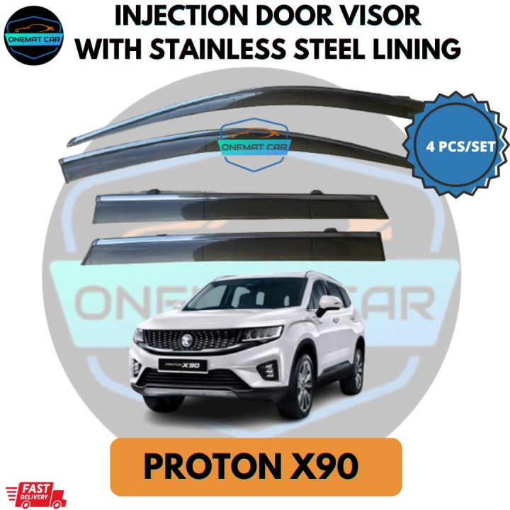 Proton X Present Door Visor Air Press Window Injection With