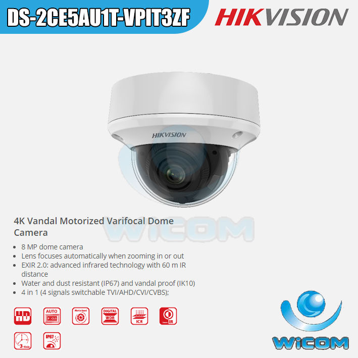 Hikvision Camera Analog K Mp Ds Ce Au T Vpit Zf Cctv Lazada Indonesia