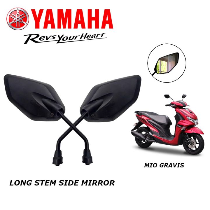 Yamaha Mio Gravis Motorcycle Side Mirror Black Big Lazada Ph