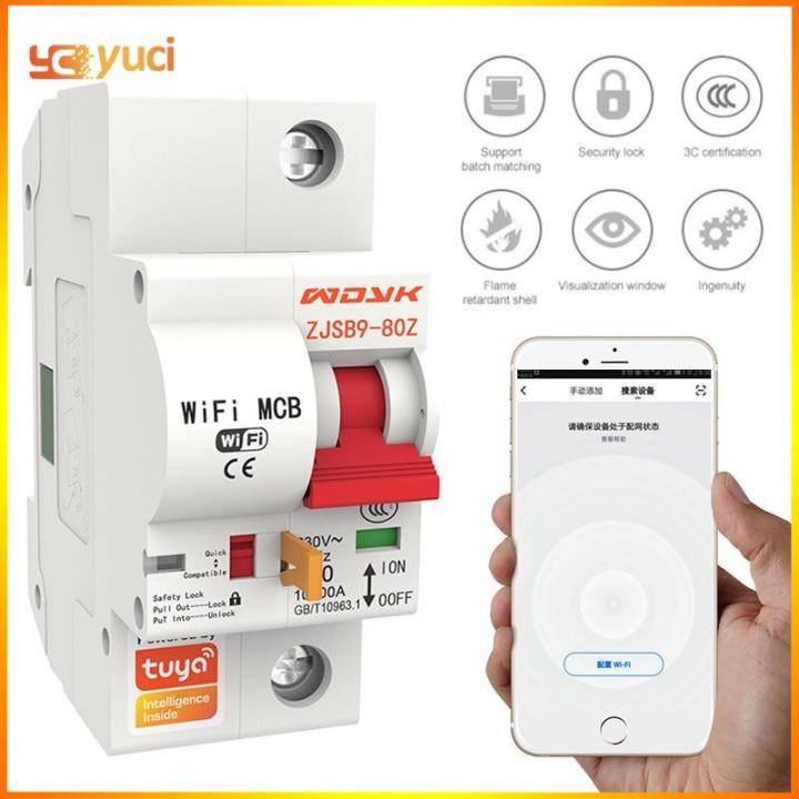 Yuci WiFi MCB 1P Wireless Enabled Smart Remote Residential Auto