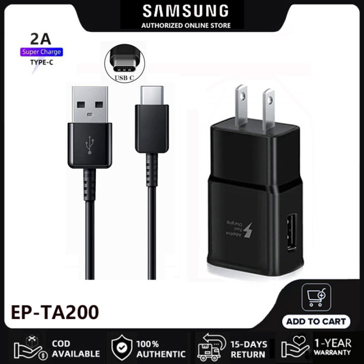 Samsung Wall Charger 15W Fast Charging Adapter Original EP TA200 2A