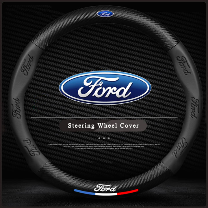 High End Sports Carbon Fiber Steering Wheel Cover For Ford RANGER