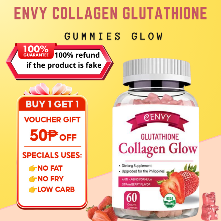 Envy Glutathione Collagen Glow Original Glutathione Gummies With