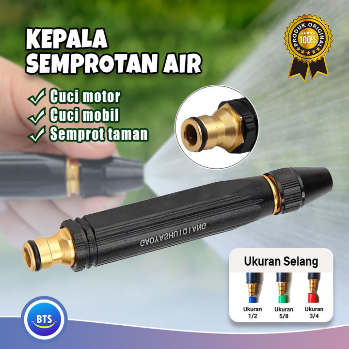 Kepala Semprotan Air Cuci Motor Mobil Kuningan Spray Steam Semprotan