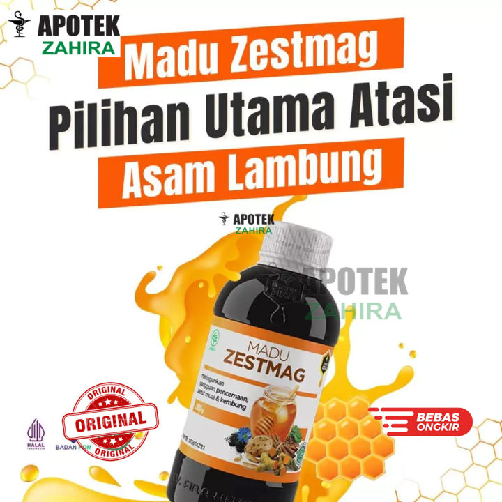 Madu Zestmag Asli Original Obat Asam Lambung Madu Zetmag Madu