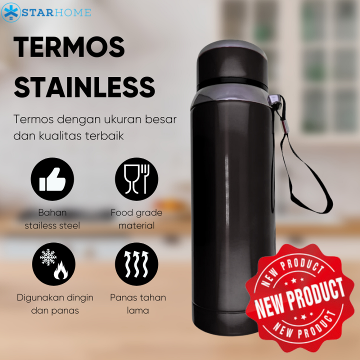 Termos Tumbler Tahan Panas Dingin Starhome Tumbler Botol Minum Tahan