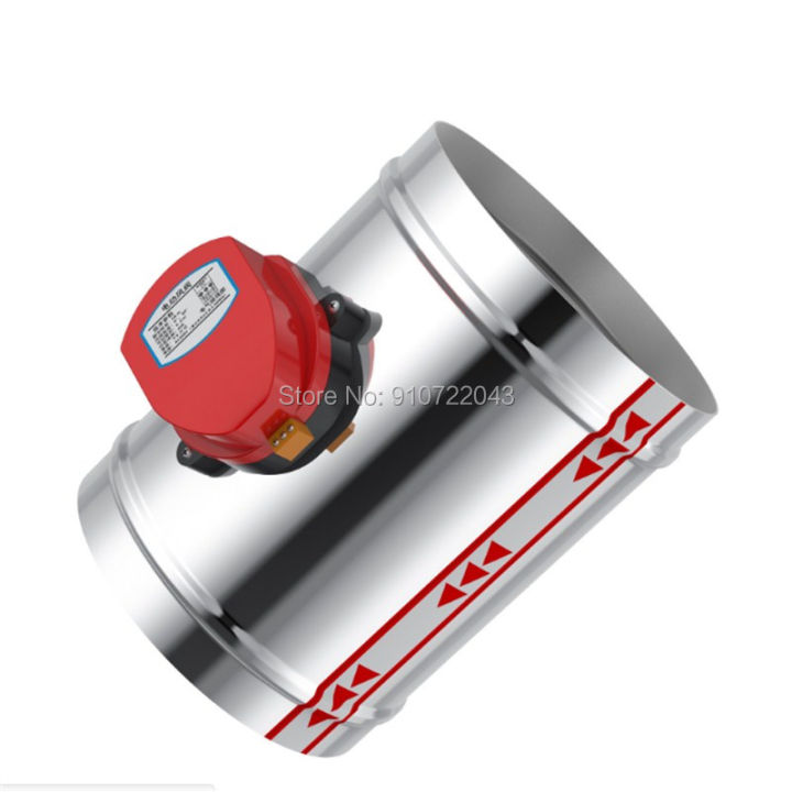 Mm Stainless Steel Air Damper Valve Hvac Electric Air Duct