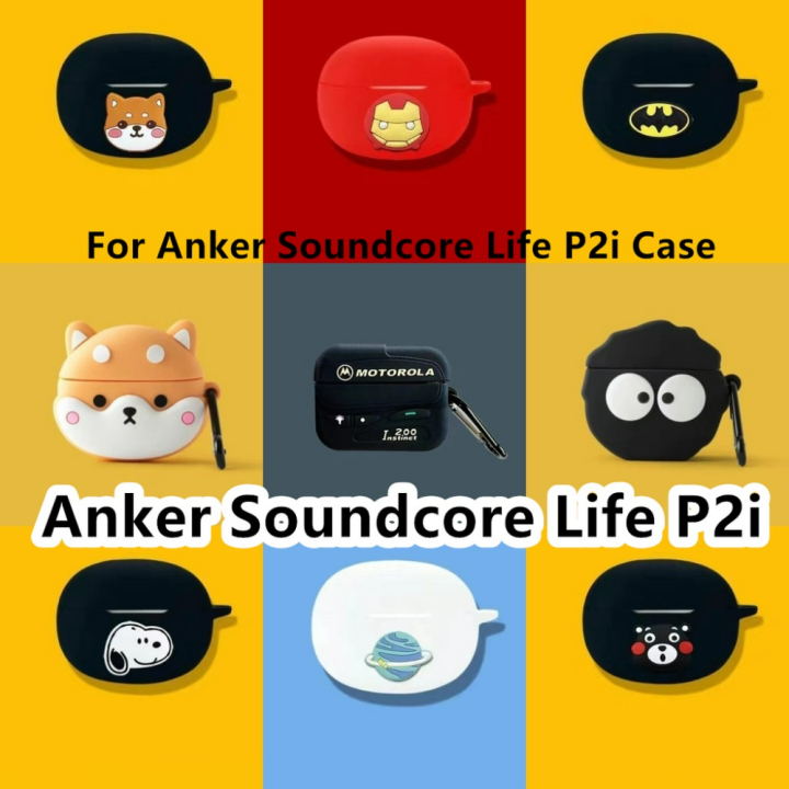 Ready Stock For Anker Soundcore Life P I Case Solid Color Cartoon For