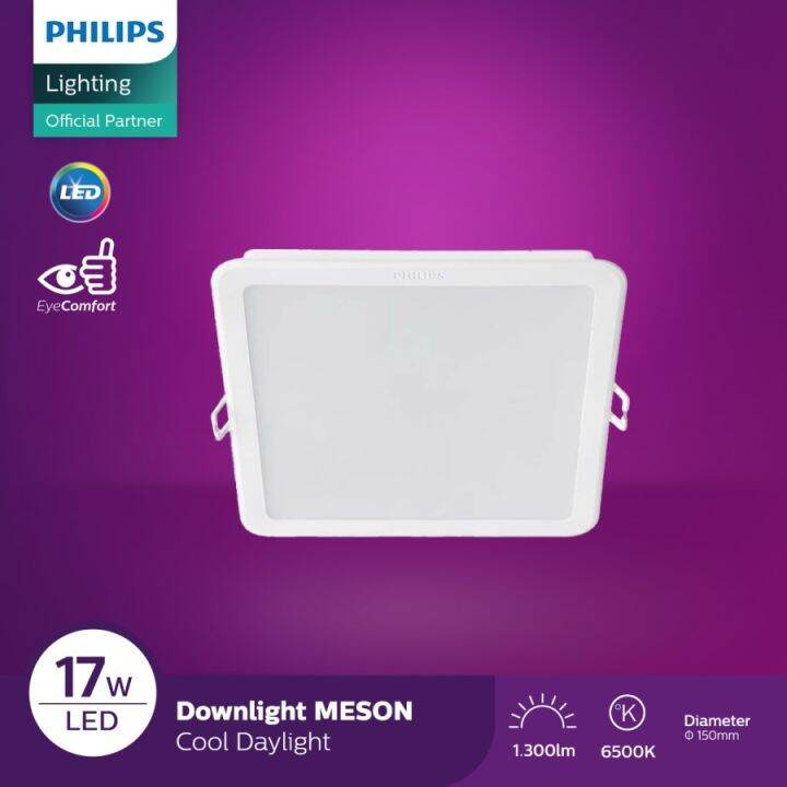 Lampu Philips Downlight Led W Kotak Sq Meson D Watt