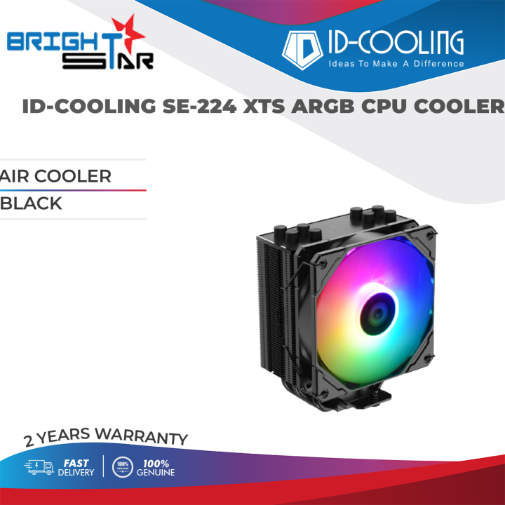 AIR COOLER ID COOLING SE 224 XTS ARGB CPU COOLER 2Y WARRANTY Lazada