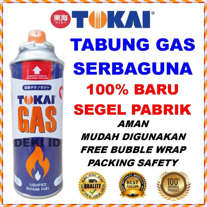 Tokai Gas Portable Jepang Tabung Mini Kompor Kecil Kaleng 235 Gr Hi