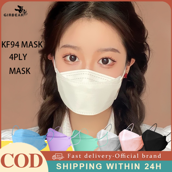 Girdear 50PCS Korean KF94 Mask Original 50Pcs Korea KF94 Face Mask