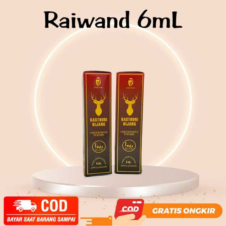 Raiwand Parfum Roll 6 Ml Kasturi Kijang Inspired Perfume Pewangi Badan