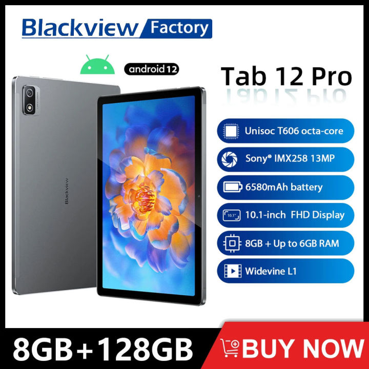 Blackview Tab 12 Pro 10 1 Inch Unisoc Tiger T606 Octa Core 8GB 128GB