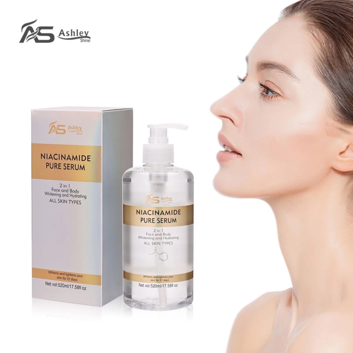 Ashley NIACINAMIDE PURE SERUM FACE BODY WHITENING AND HYDRATING 520ML