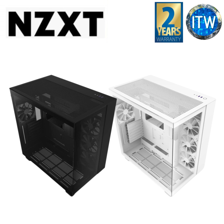 Nzxt H Flow Dual Chamber Mid Tower Airflow Pc Case Lazada Ph