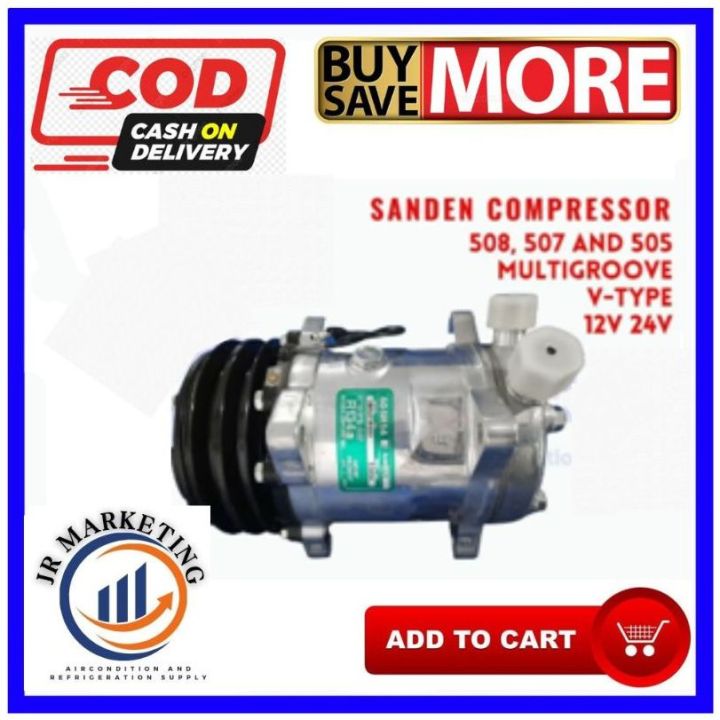 Jr Marketing Sanden Compressor V V V Type Multigroove