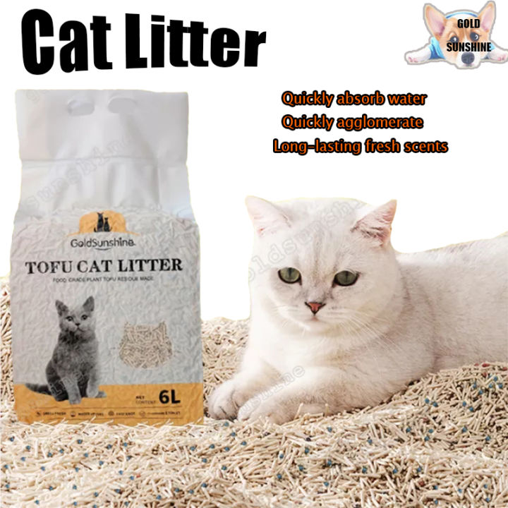 CODCat Litter 6L Plant Tofu Residue Made Cat Litter Sand Natural Food