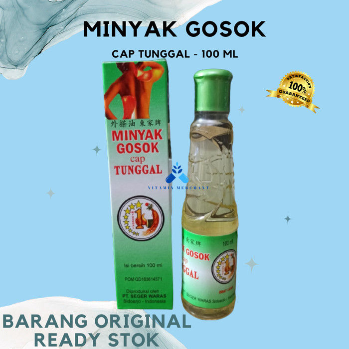 Minyak Gosok CAP TUNGGAL 100 ML Lazada Indonesia