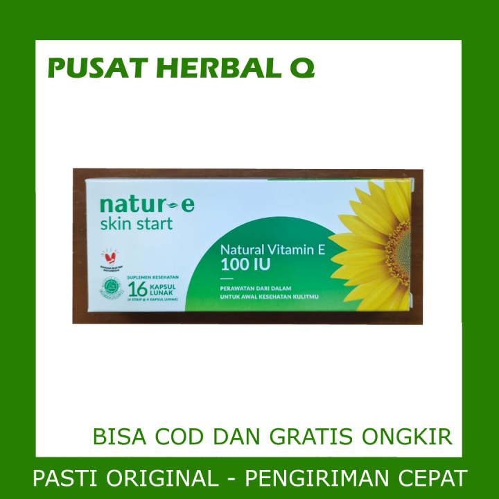 NATUR E SKIN START NATURAL E 100 IU 16 KAPSUL Lazada Indonesia