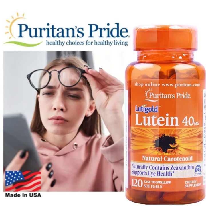 Puritan S Pride Lutein 40 Mg With 120 Softgels Exp 10 2025 Lazada Co Th