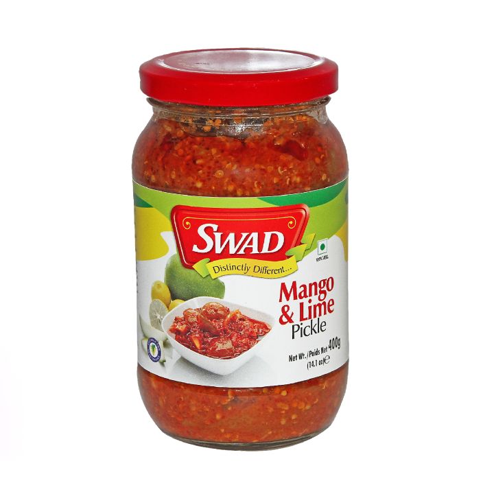 Swad Mango Lime Pickle G Product Of India Export Pack Premium