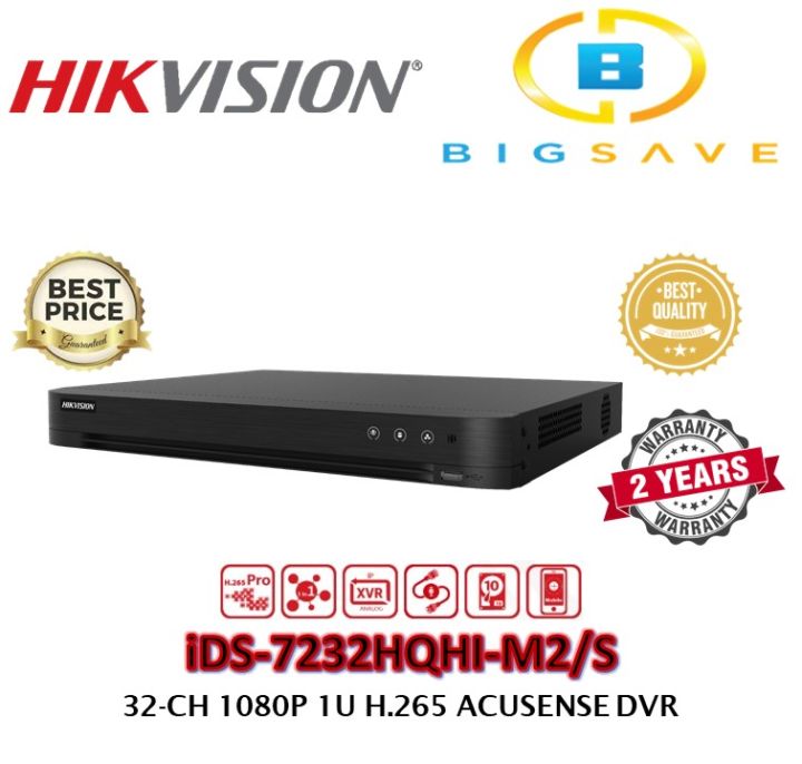 Hikvision Ids Hqhi M S Channel P U H Acusense Dvr Lazada