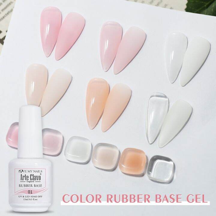 Arte Clavo 15ml Multi Function Quick Extension Gel Nail Rubber Base