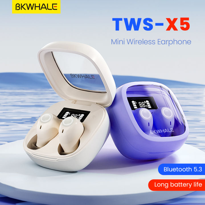 BKWHALE TWS X5 Tai nghe không dây Tai nghe Bluetooth 5 3 Màn hình thông