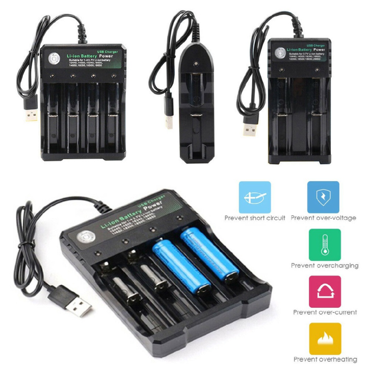 Usb Charger Li Ion Battery Charging Portable Universal Charger