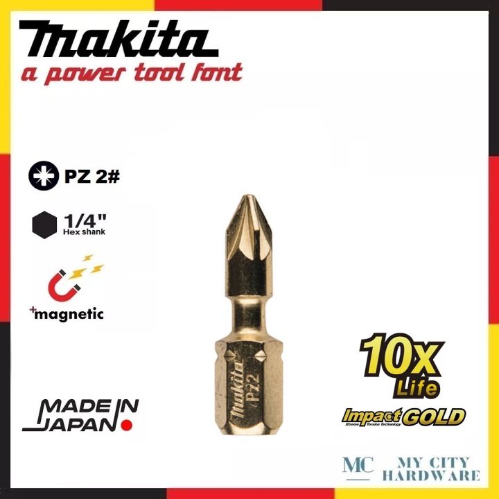 Makita Pz X Mm Hex Shank Impact Gold Torsion Phillips