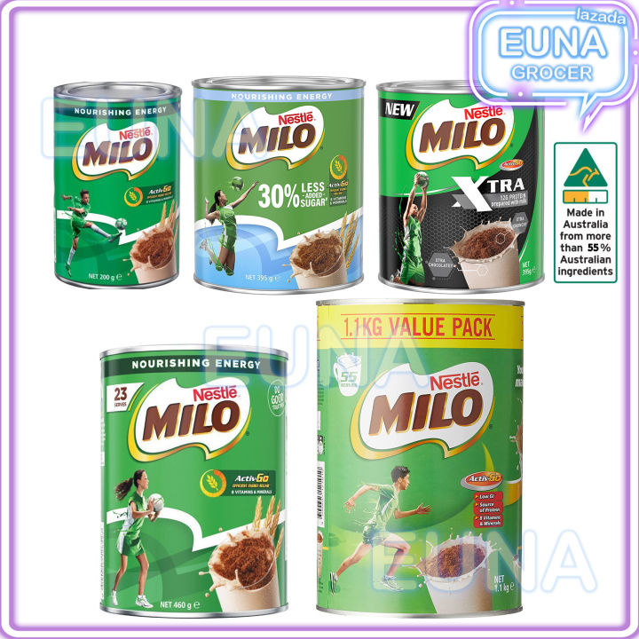 Milo Australia G G Kg Less Added Sugar G Xtra