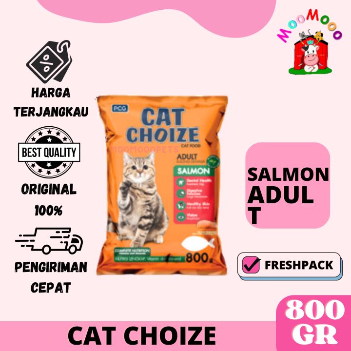 Makanan Kucing Cat Choize Gr Cat Food Salmon Adult Lazada