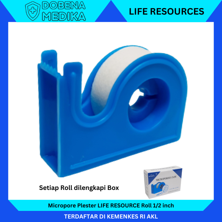 Micropore Life Resource 1 2 Inch 0 5 Plester Putih Surgical Tape