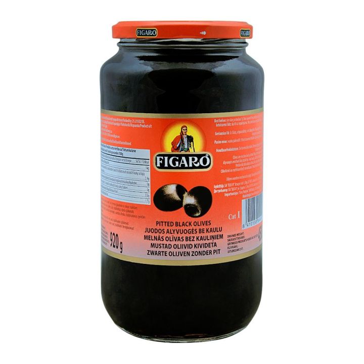 Figaro Pitted Black Olives 920 Grams Lazada PH