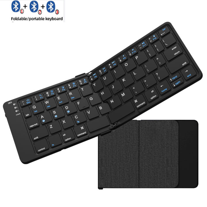 JOMAA Foldable Bluetooth Keyboard 3 0 Ultra Slim Folding Mini