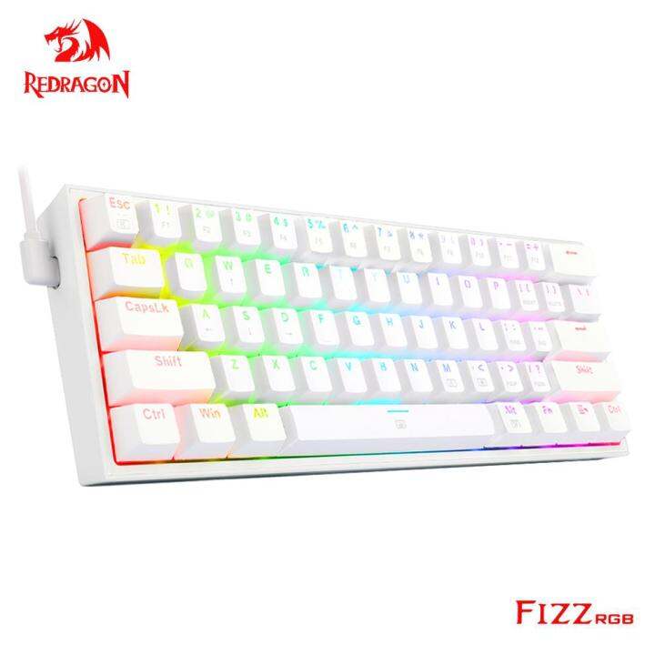 REDRAGON Fizz K617 RGB USB Mini Mechanical Gaming Wired Keyboard Red