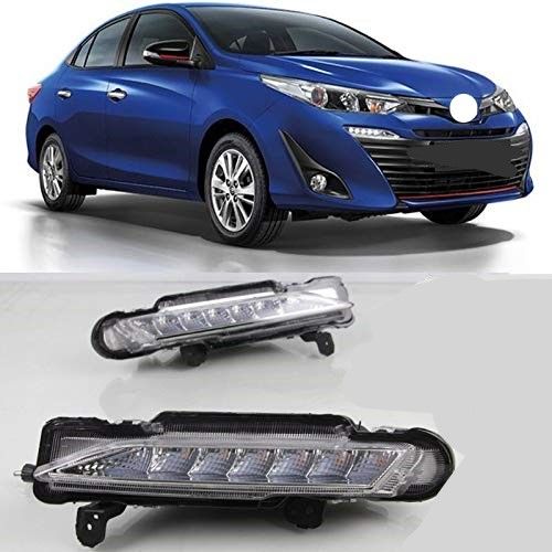 Lampu Toyota Vios Gen4 DRL Siang Hari Sepasang Lampu Toyota Vios 2019