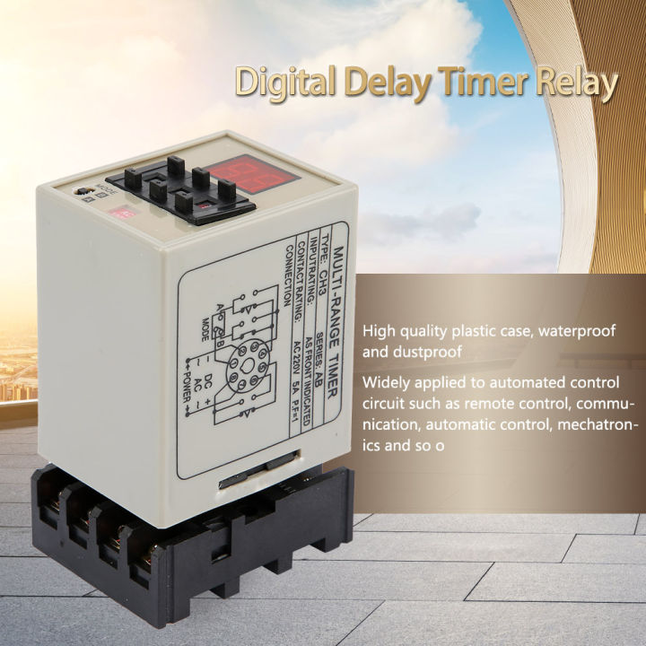 Delay Time Relay S H V Digital Delay Timer Relay A For Remote