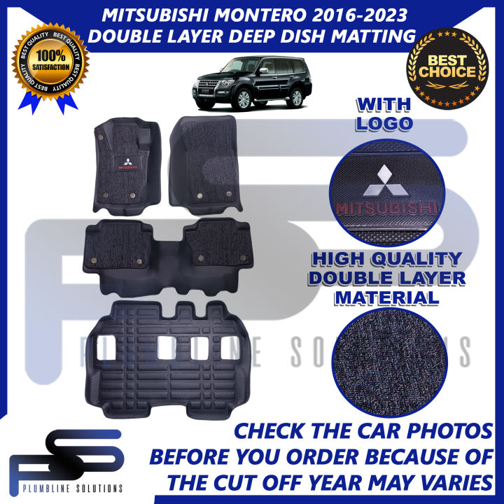 D Double Layer Deep Dish Matting For Mitsubishi Montero