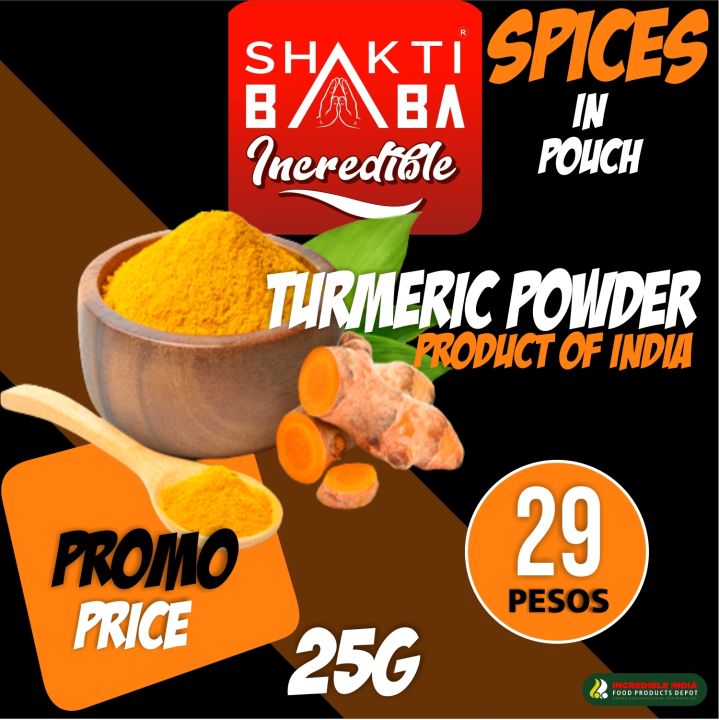 SHAKTI BABA TURMERIC POWDER 25g Lazada PH